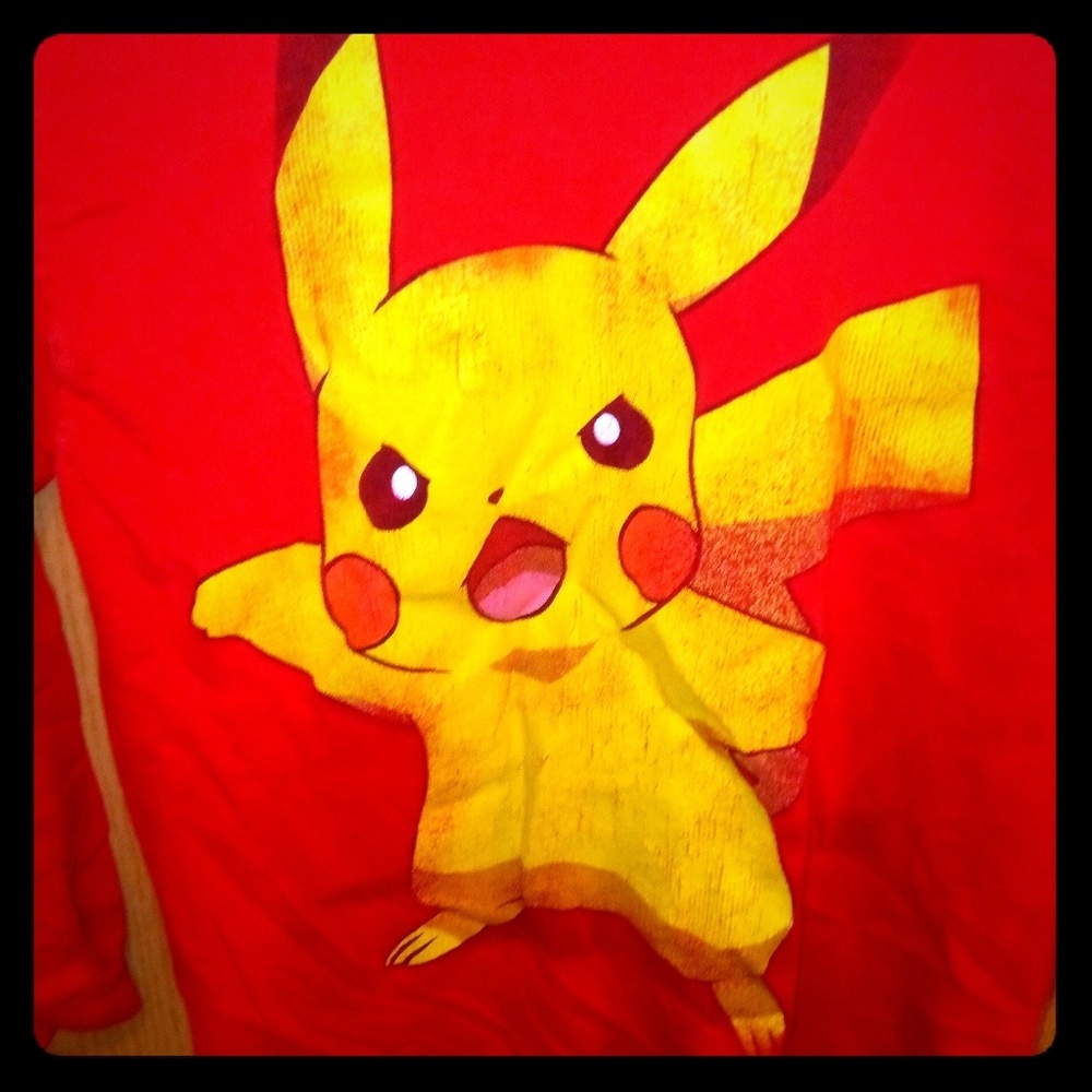 Long sleeve pikachu shirt